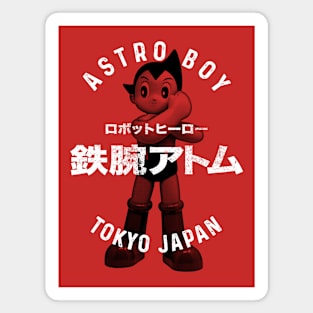 ASTRO BOY - Distressed arc text Magnet